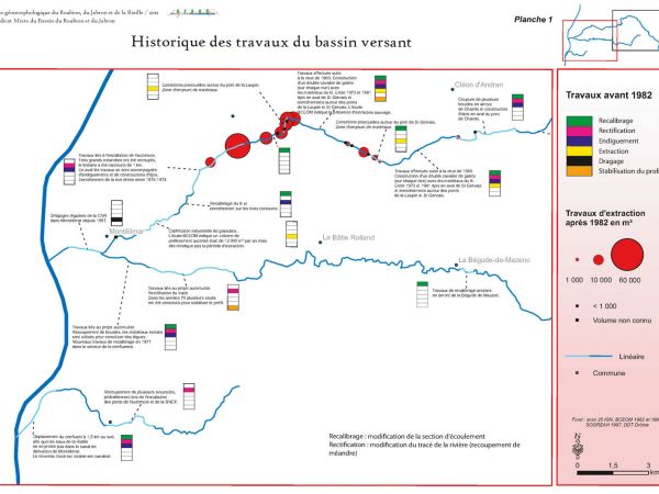 ROUBION   2013   HISTORIQUE DES TRAVAUX ET AMENAGEMENTS