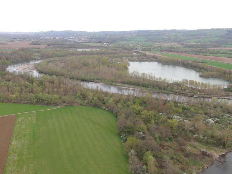 Allier : vue du projet par drone