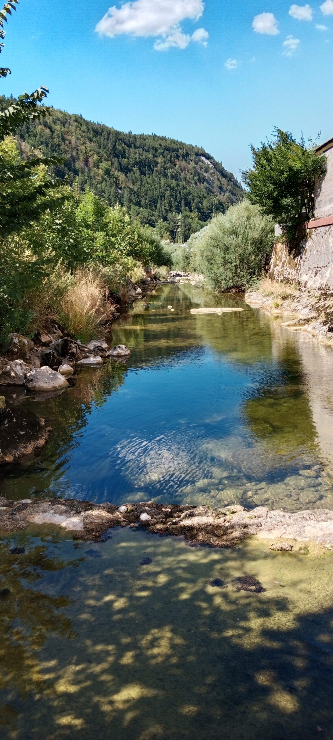 Echappée Bienne #3 Suivi hydromorphologique de la Bienne, à Morez (Jura).