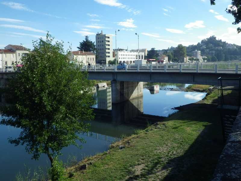 ALES - Plan de gestion : vue sur le Gardon d'Alès