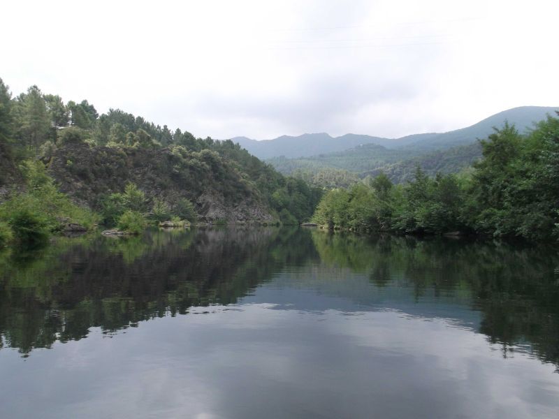 Vue de la rivière Chassezac