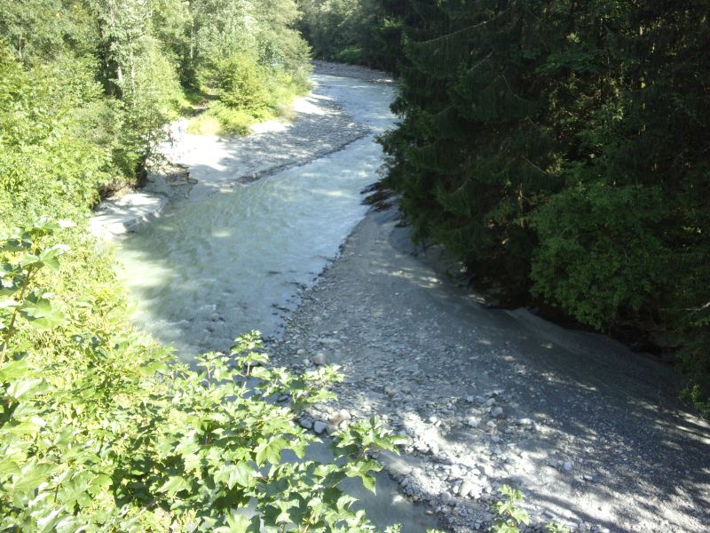 Vue de la rivière Arve