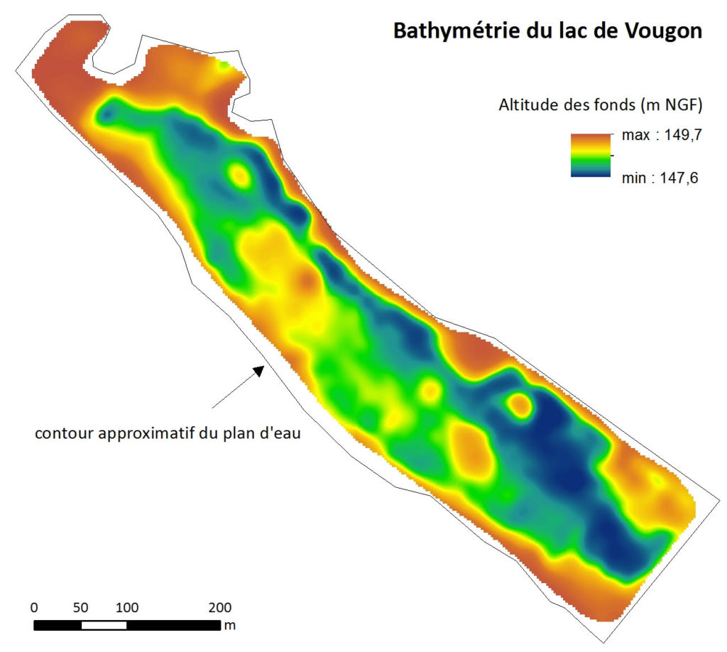 Carte bathymétrique