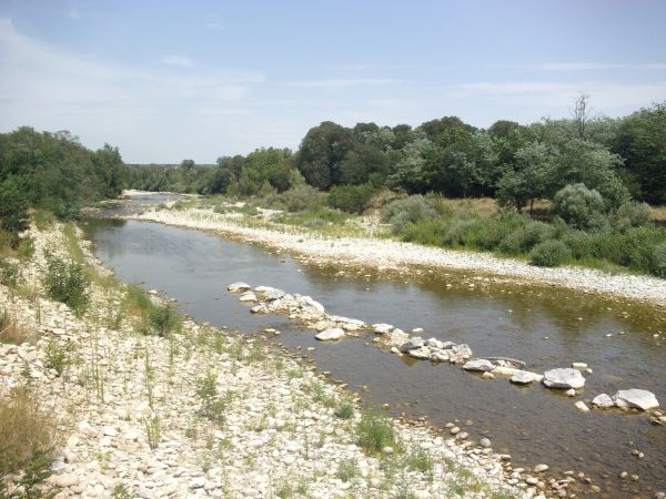 Vue de la rivière Beaume