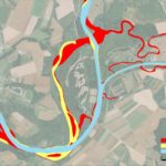 cartographie des bandes actives historiques de la confluence dans le cadre de notre expertise hydromorphologique