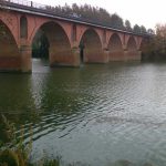 GARONNE - Diagnostic sédimentaire : Pont sur la Garonne au droit du barrage de Golfech