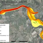 GARONNE - Diagnostic sédimentaire : bathymétrie de la retenue (altitude des fonds)