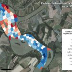 GARONNE - Diagnostic sédimentaire : Evolution bathmétrique de la retenue entre 1976 et 2015