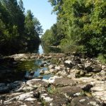 Vue sur la rivière Suran